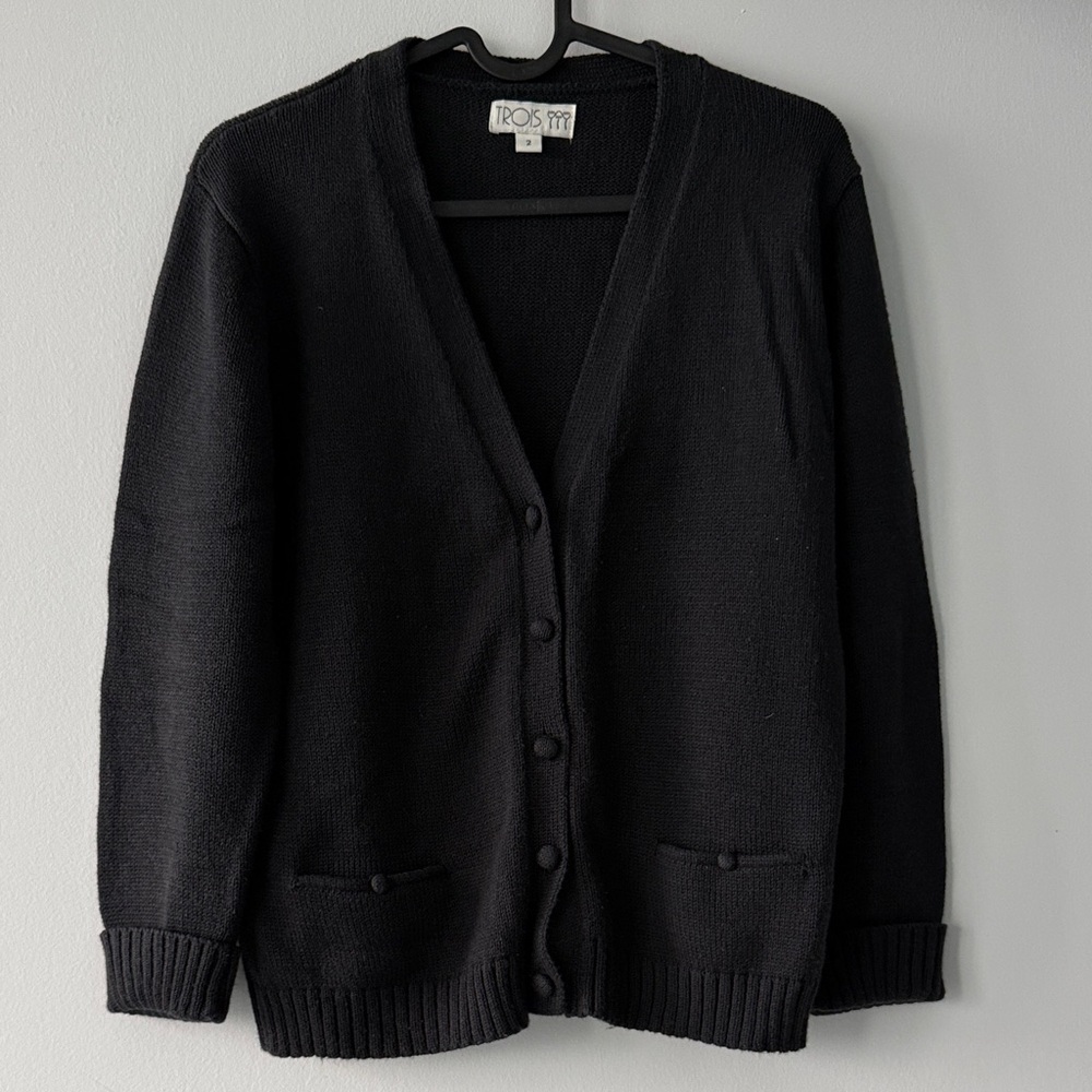 POSH Deep Navy Blue Women's Cardigan Sweater